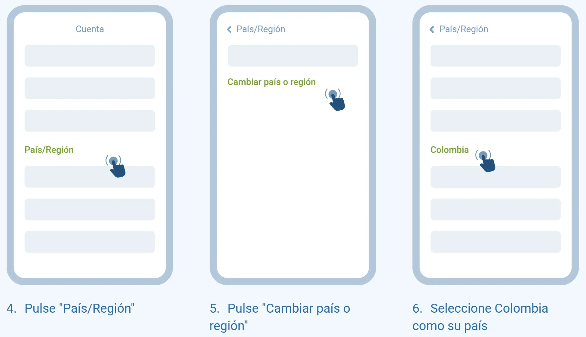 Aplicación 1xBet en iOS. Pasos 4 a 6
