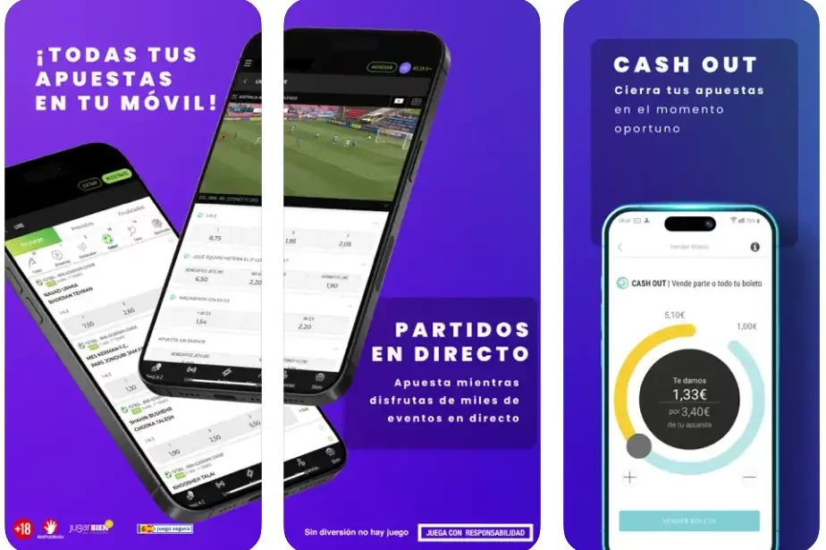 Aplicación móvil Retabet iOS