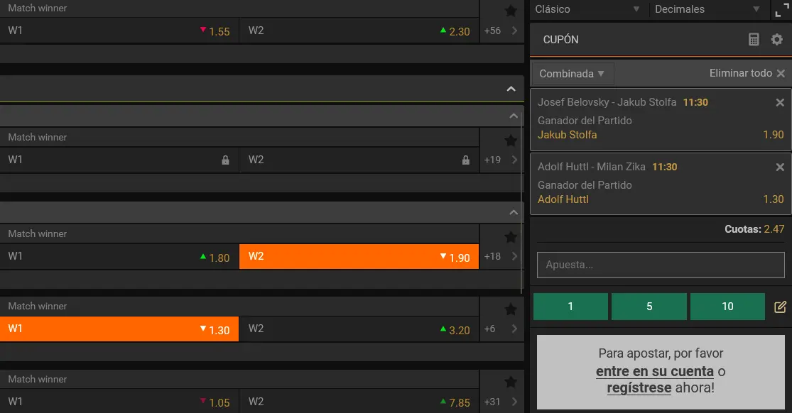 Apostar en Betsson