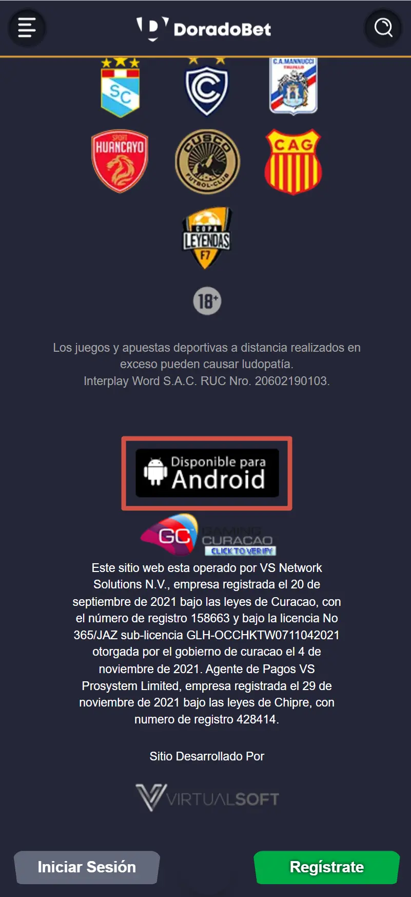 App Doradobet Download
