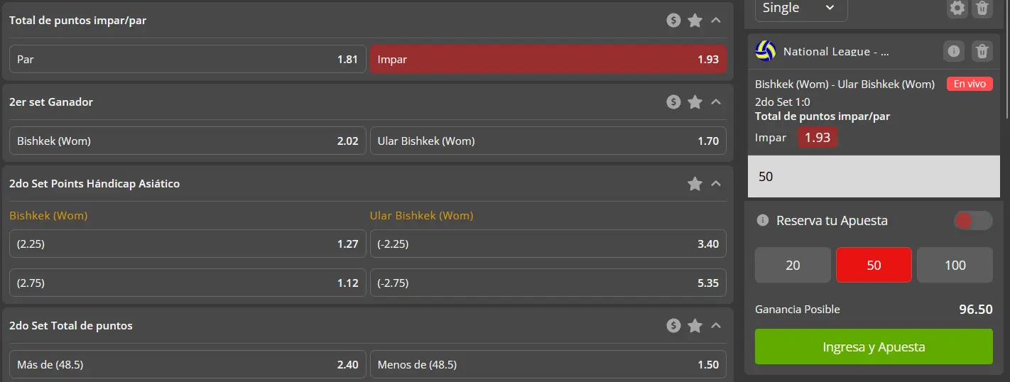 Apuestas en Solbet
