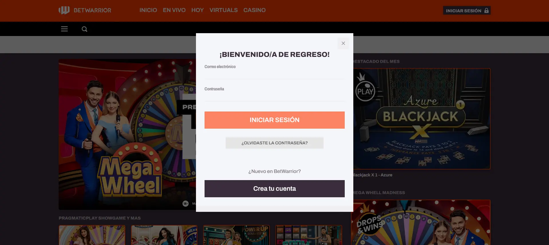 Autorización de Betwarrior Autorización de Betwarrior