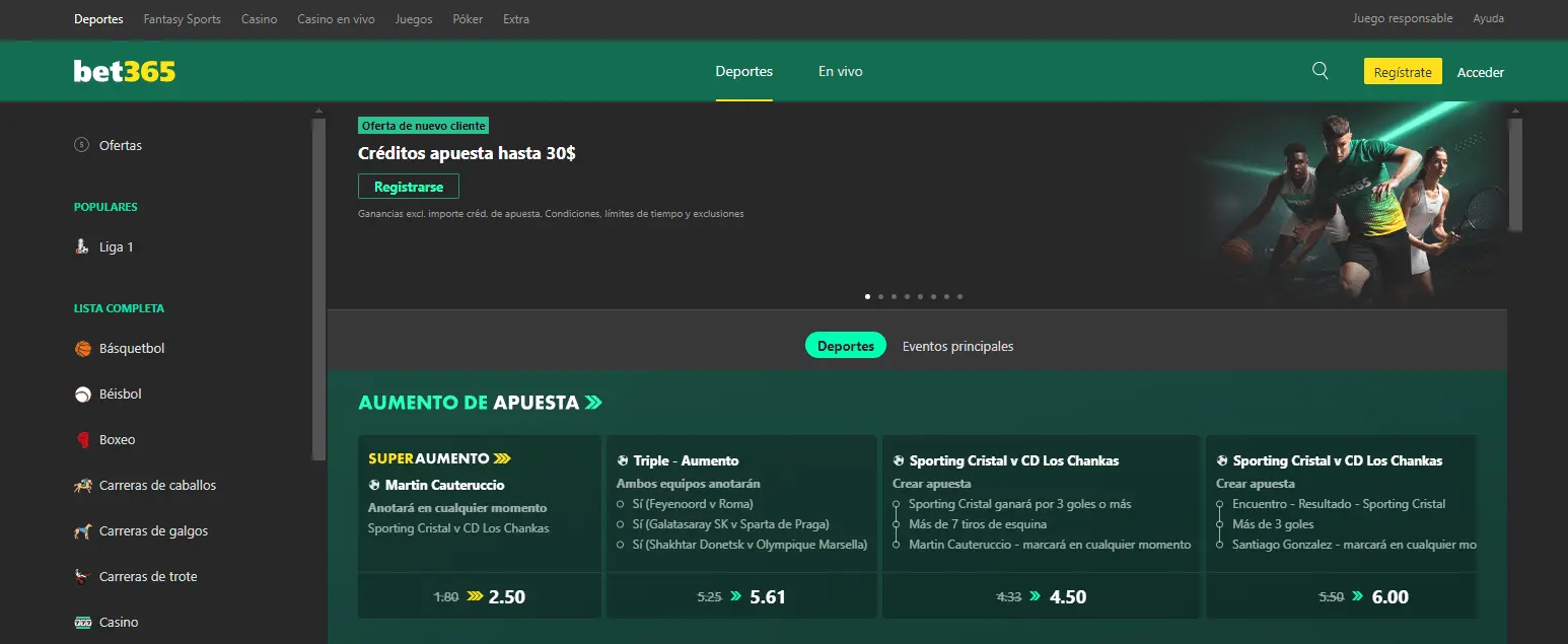Bet365 apuestas deportivas