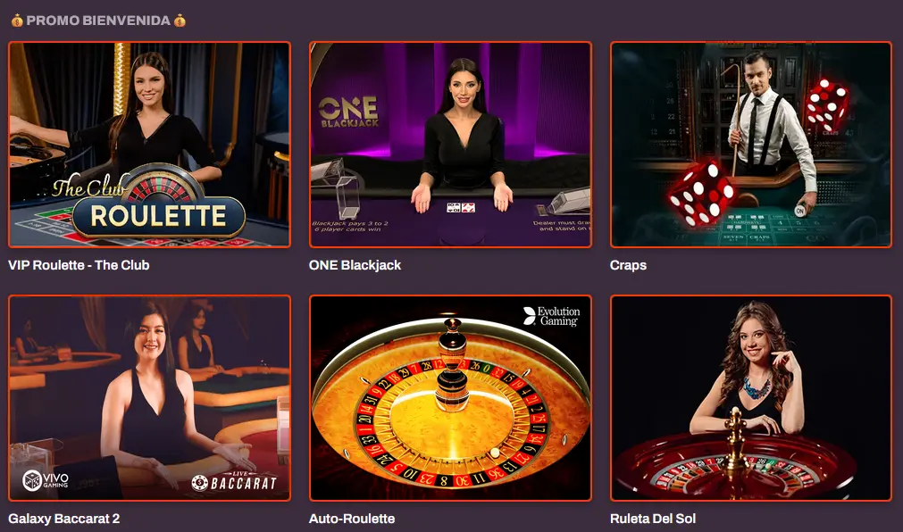 Betwarrior Juegos en vivo Betwarrior Juegos en vivo