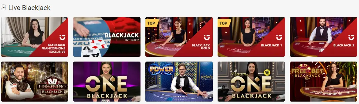 Blackjack en Circus