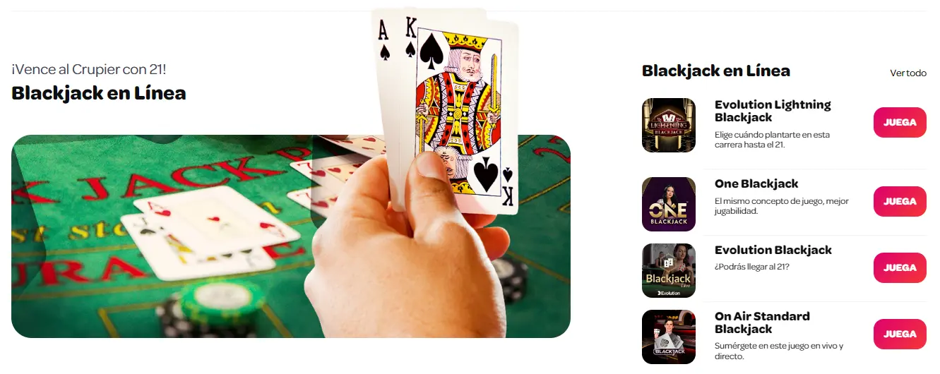 Blackjack en Línea