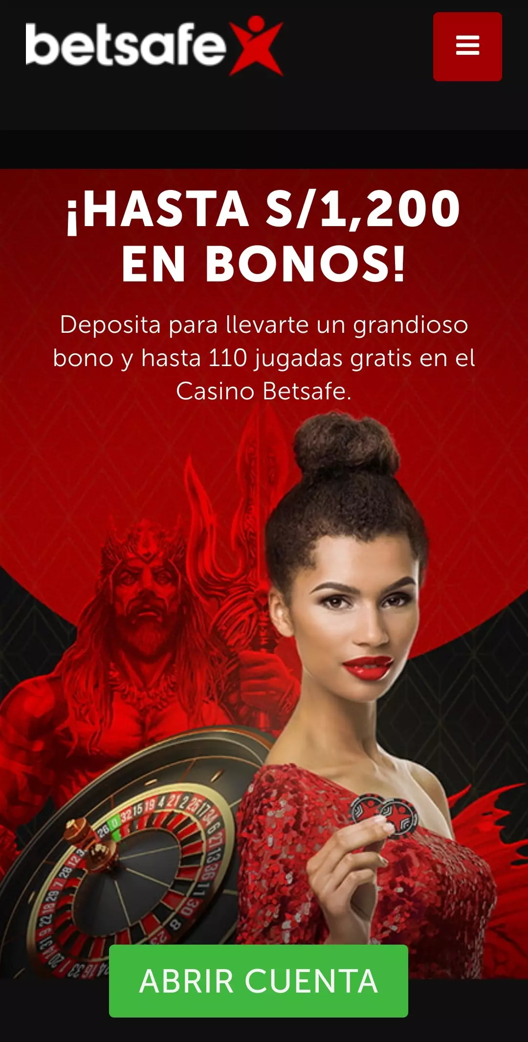Bonificación en Betsafe