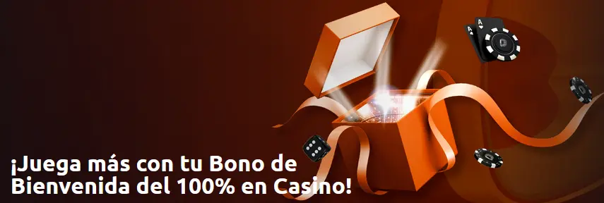 Bono de Bienvenida del 100% en Casino