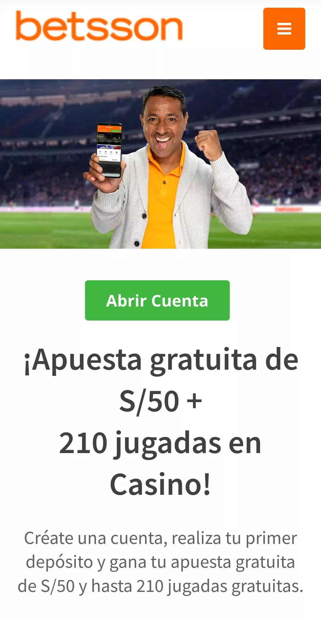 Bono de Casino Betsson