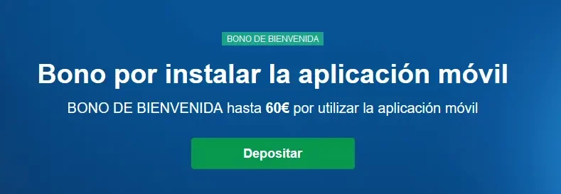 Bono por instalar la aplicación móvil
