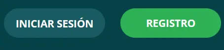 Botones de registro e inicio de sesión de 22Bet