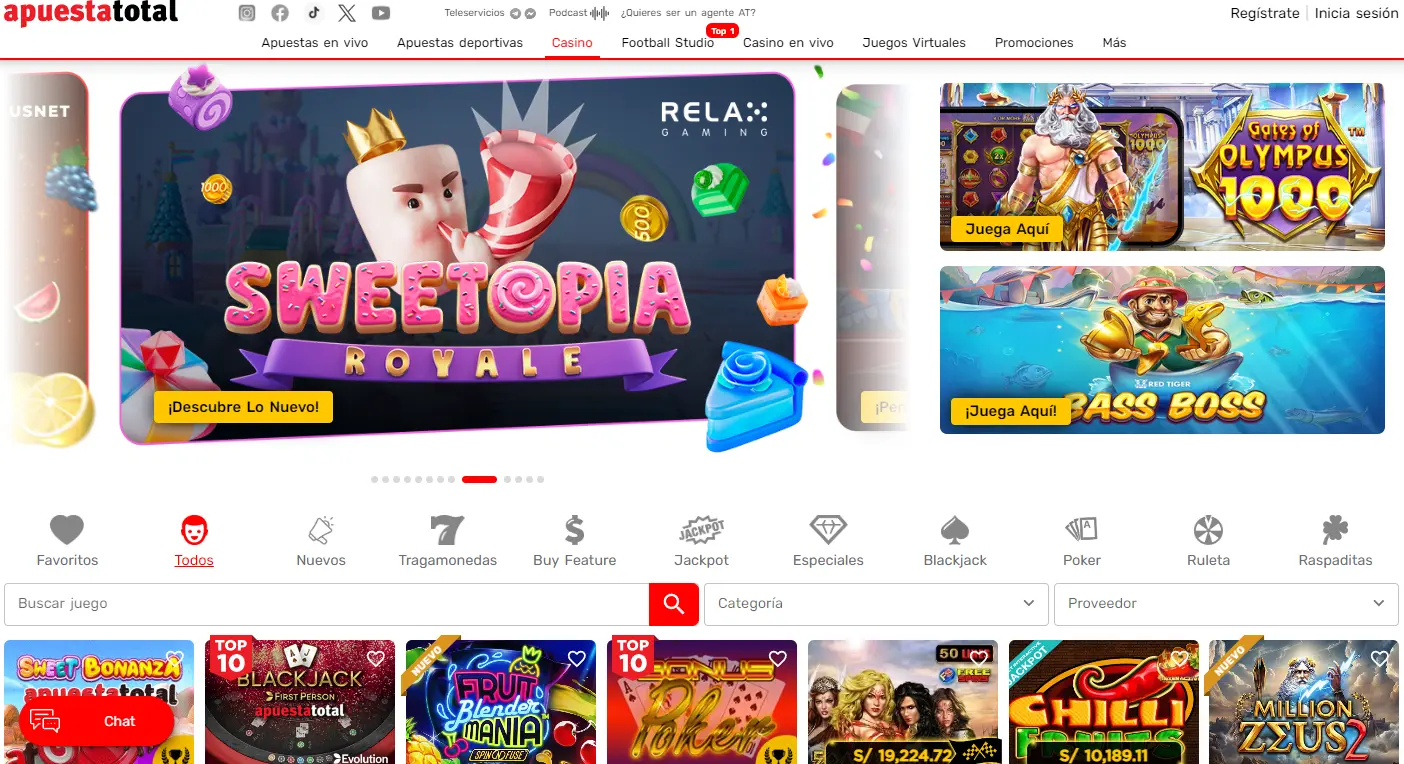Casino en Apuesta Total