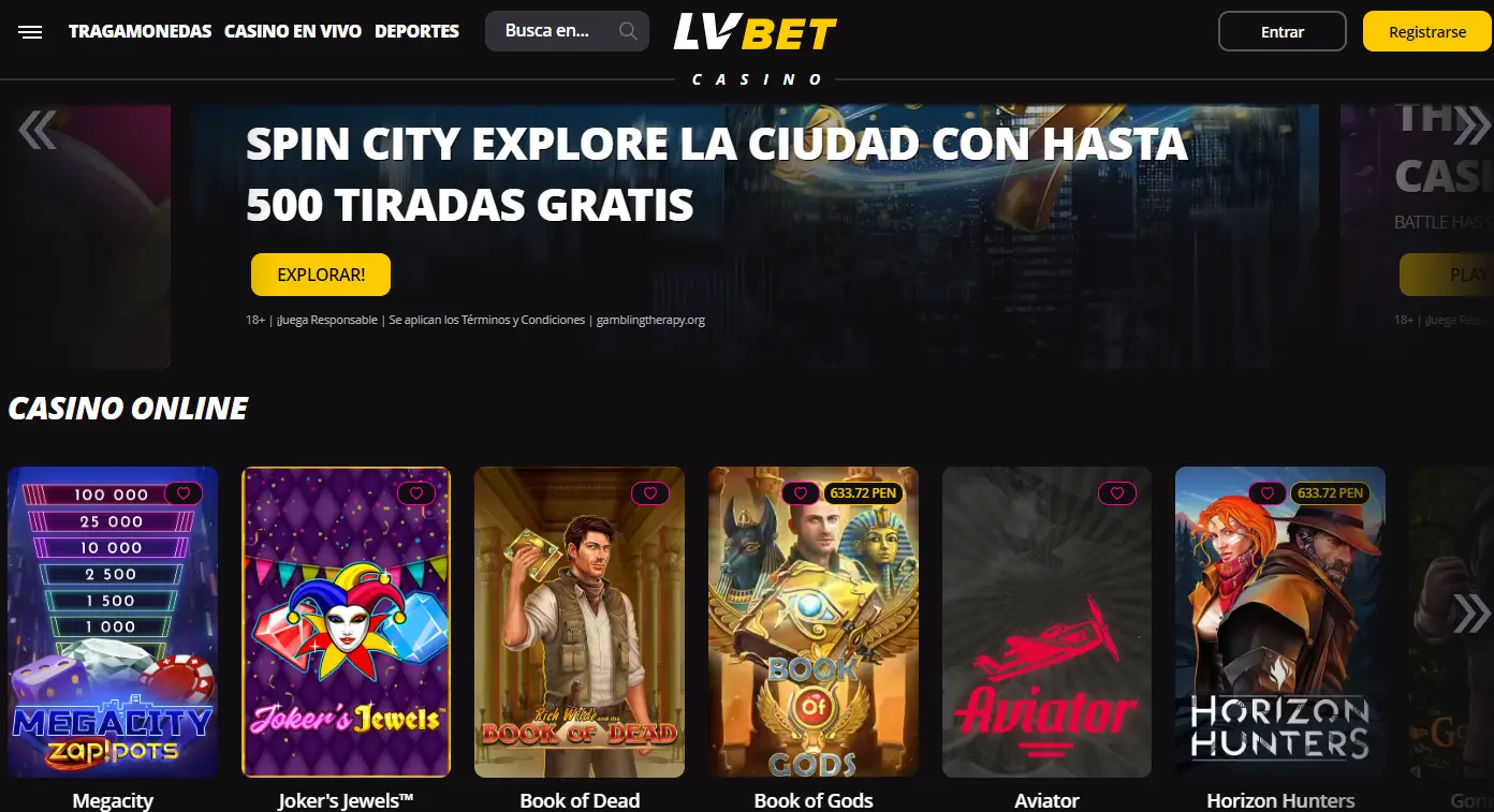 Casino en LV Bet