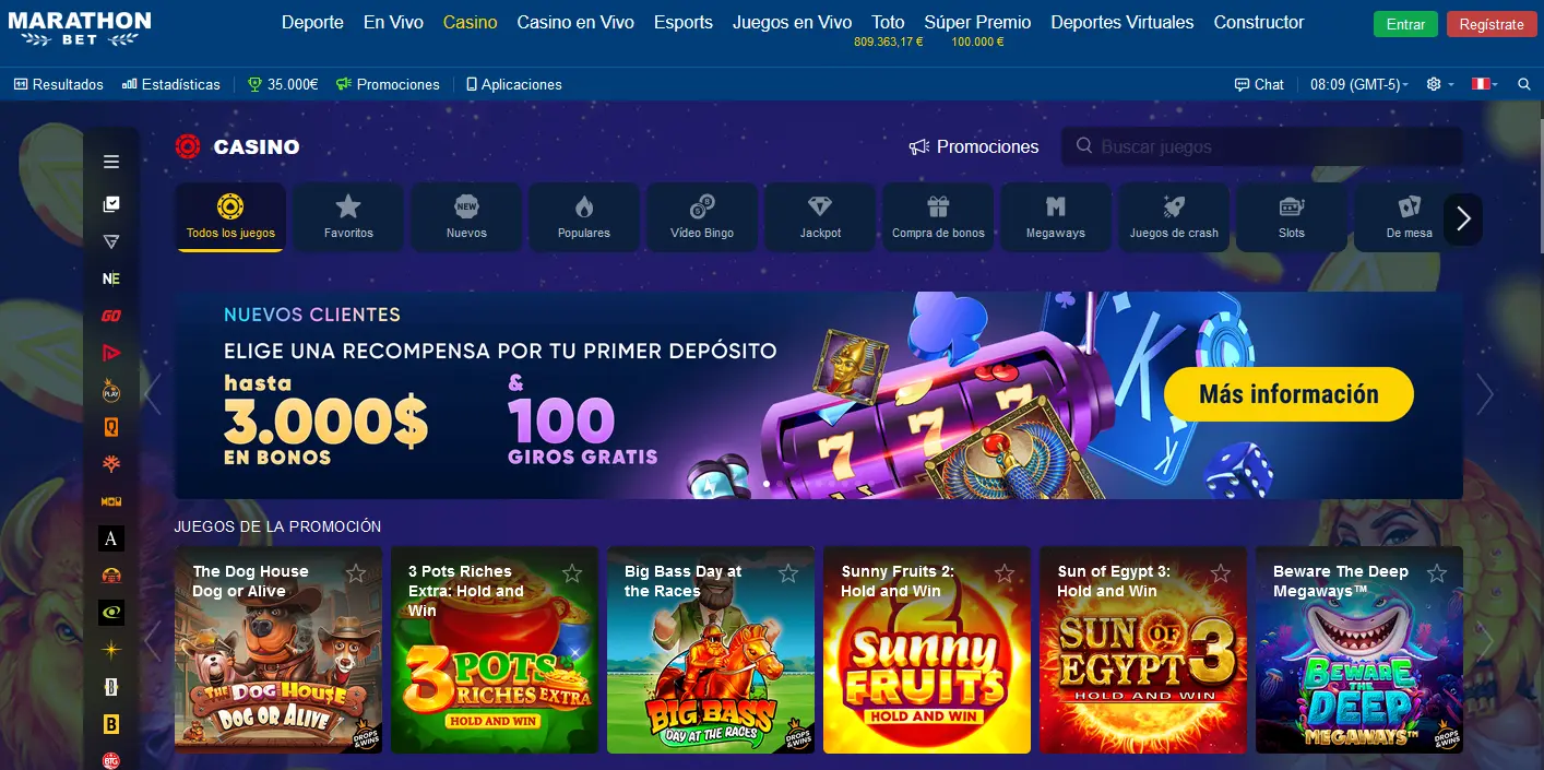 Casino en Marathonbet