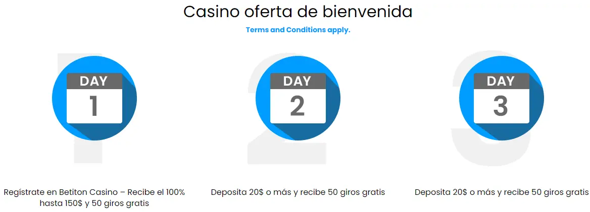 Casino oferta de bienvenida