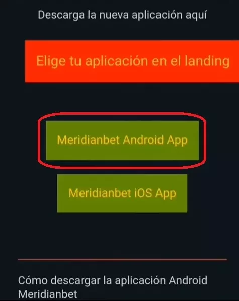 Cómo descargar e instalar la app Meridianbet en Android en Perú