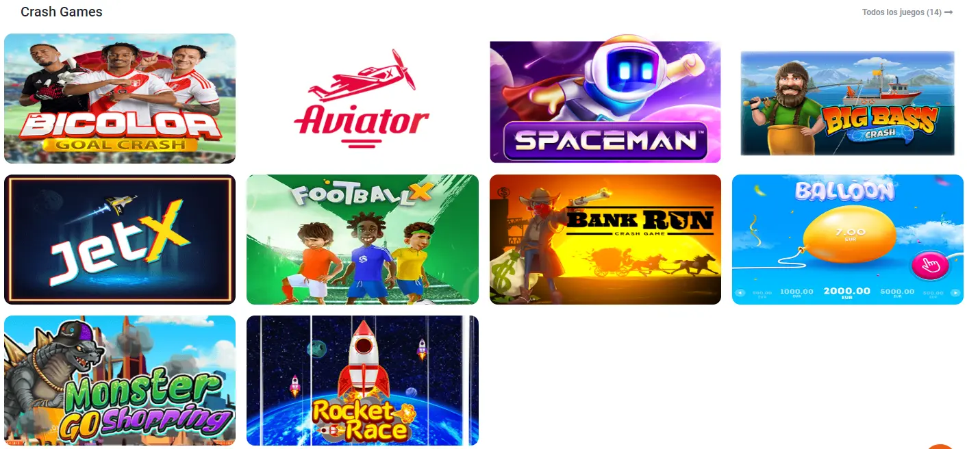 Crash Games en Te Apuesto