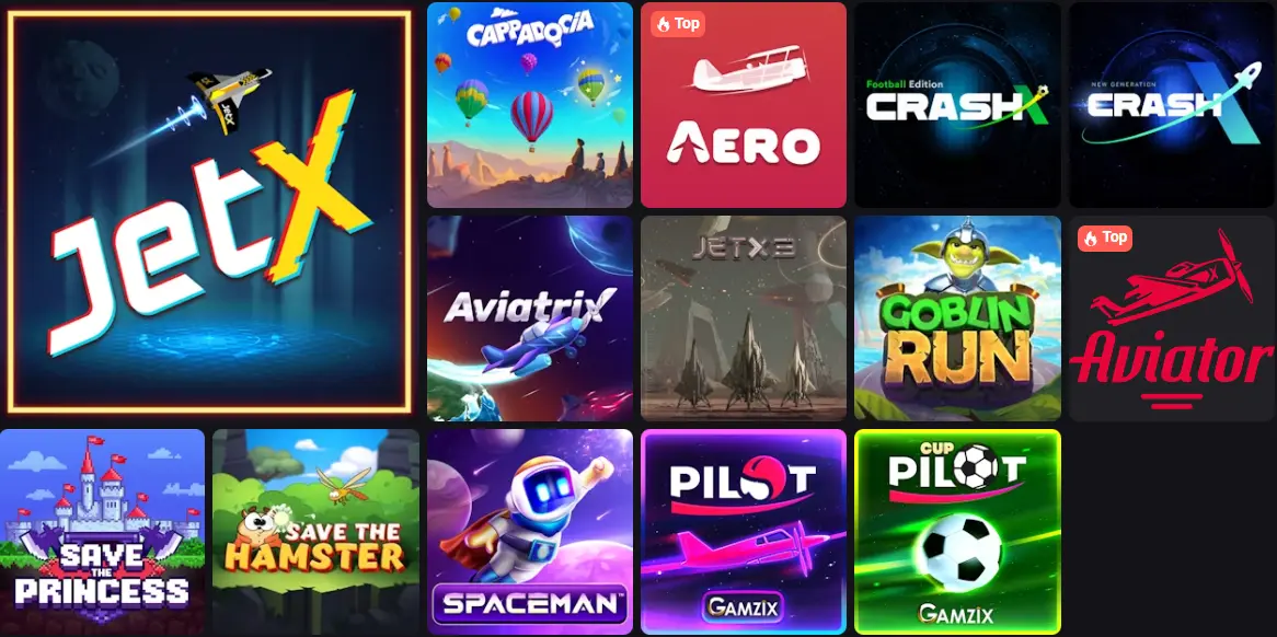 Crash en CyberBet