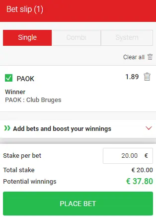 Cupón de apuestas Circus