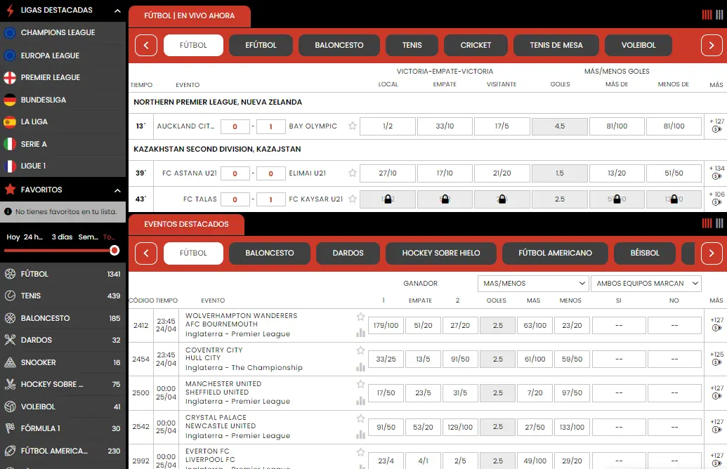 Deportes en Betiton