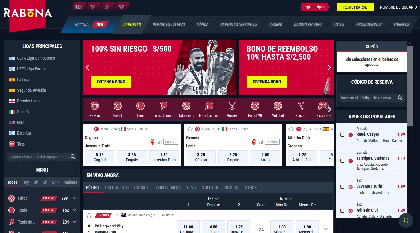 Deportes en Rabona