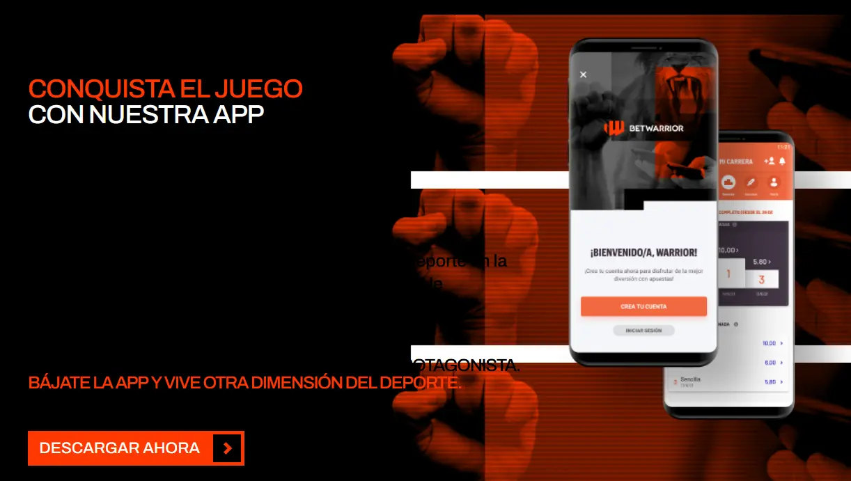Descarga la aplicación móvil de Betwarrior Descarga la aplicación móvil de Betwarrior