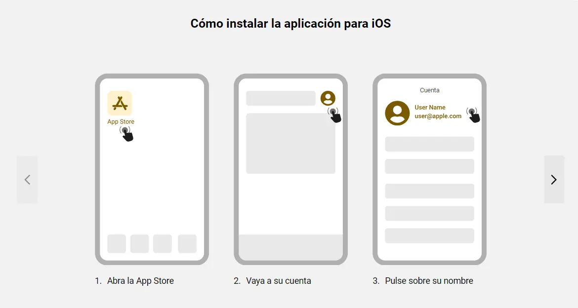 Instalar la aplicación móvil de MelBet en iOS - Paso 1