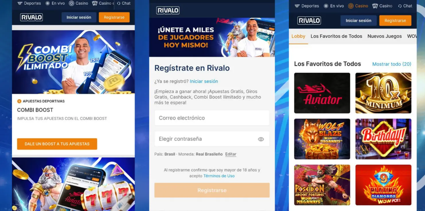 Interfaz Rivalo