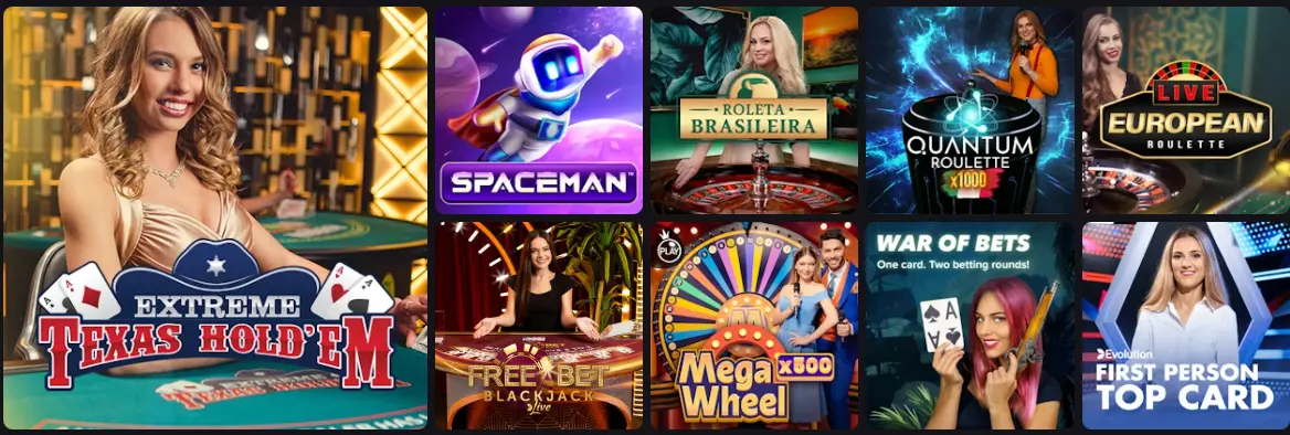 Juegos EN VIVO en CyberBet