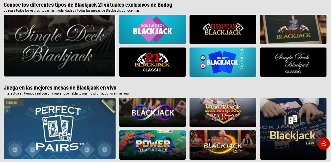 Juegos de cartas en Bodog