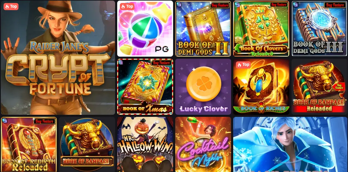 Juegos de suerte en CyberBet