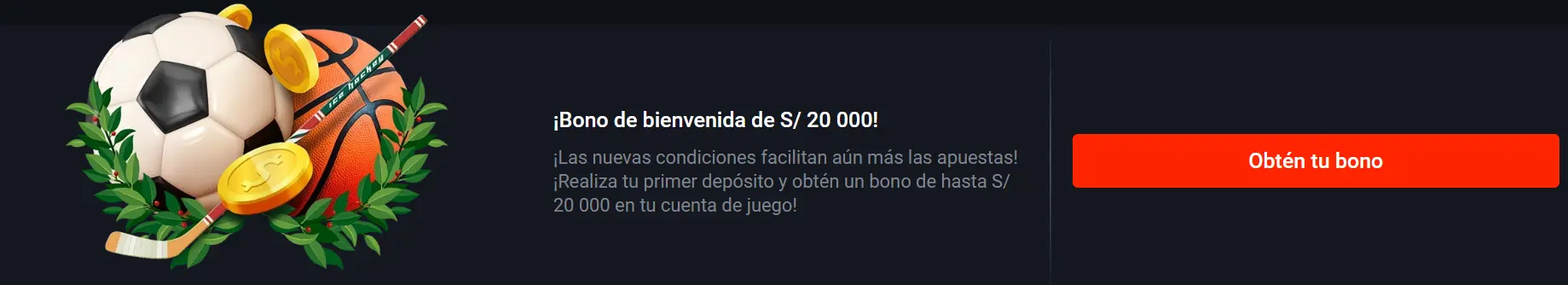 Oferta de bienvenida