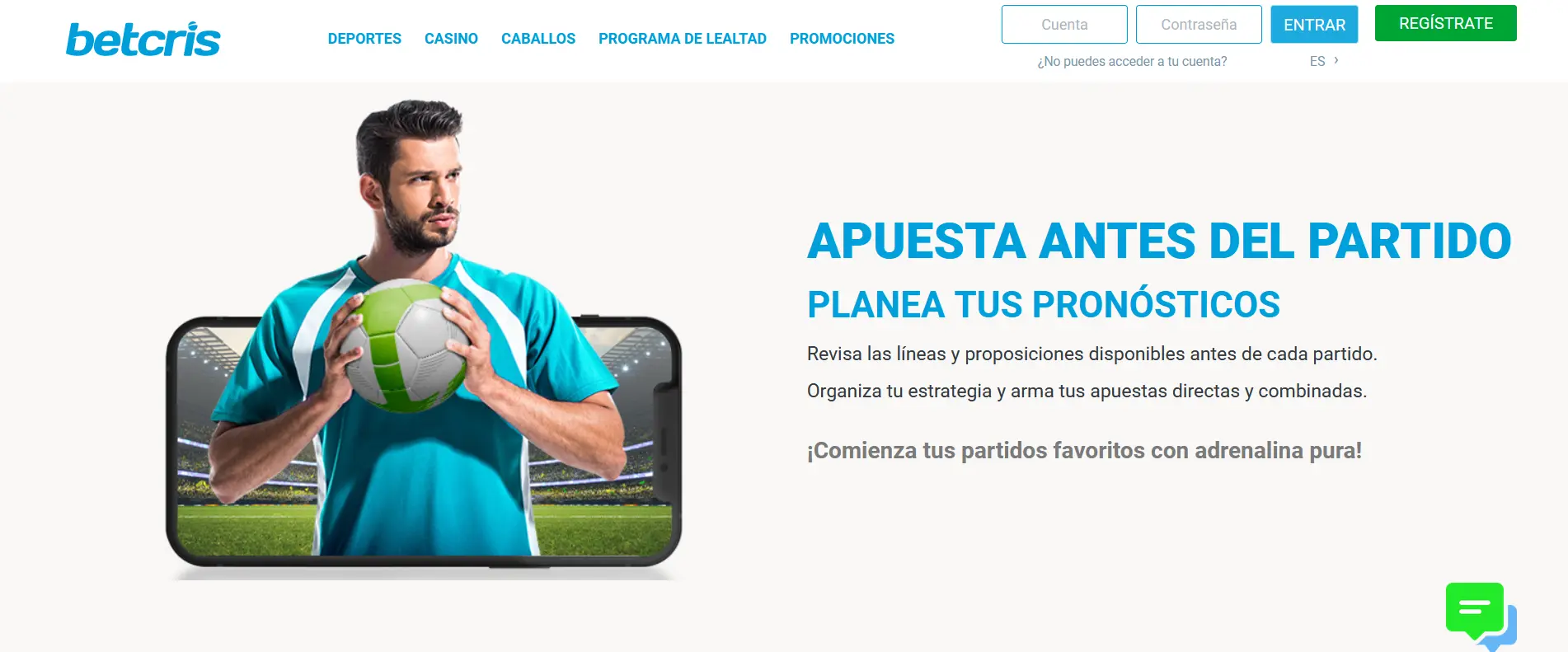 Oficina de apuestas Betcris