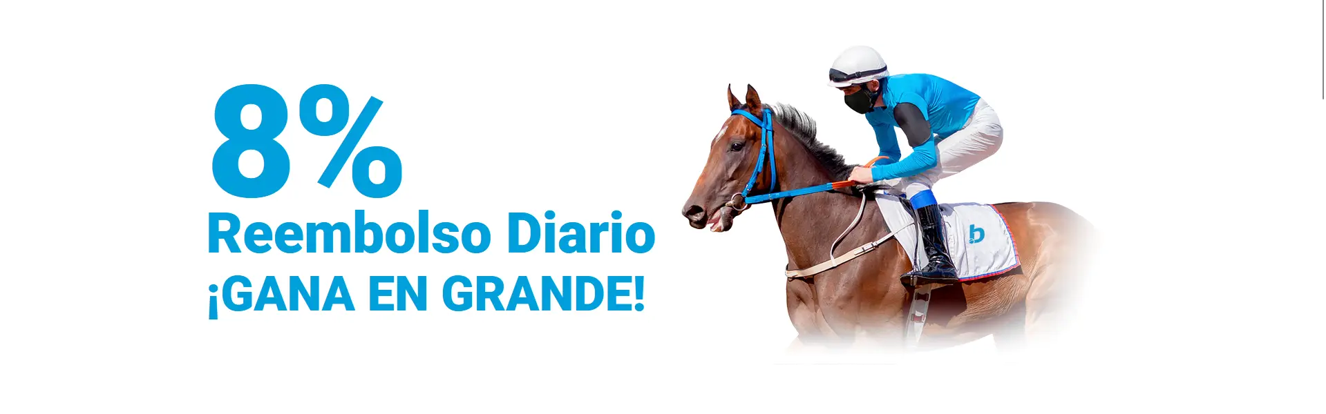 Reembolso Diario en Carreras de Caballos