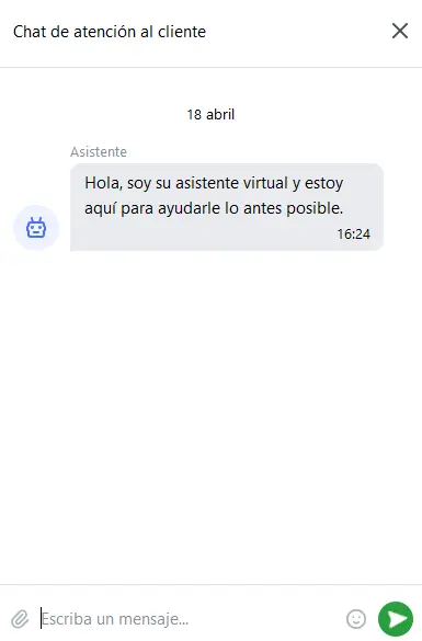 Servicio de soporte de 22Bet