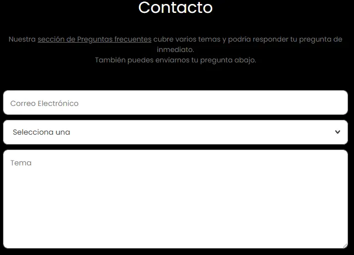 Servicio de soporte de Betiton
