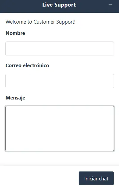 Servicio de soporte de Rabona