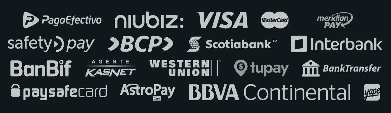 Sistemas de pago en Meridianbet