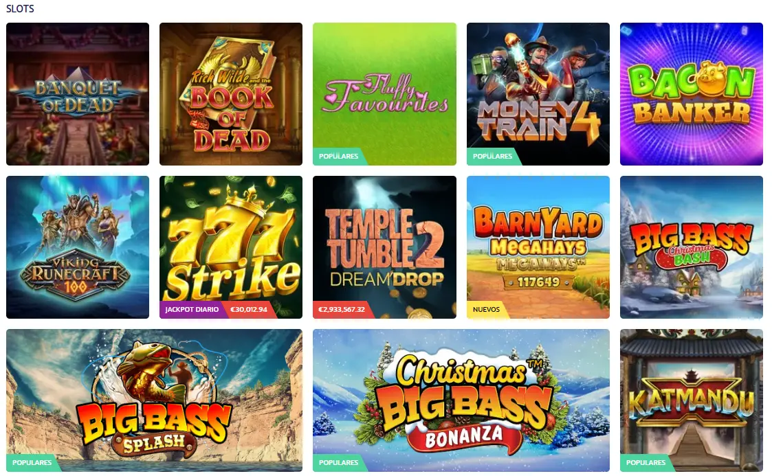 Tragamonedas en PlayUZU