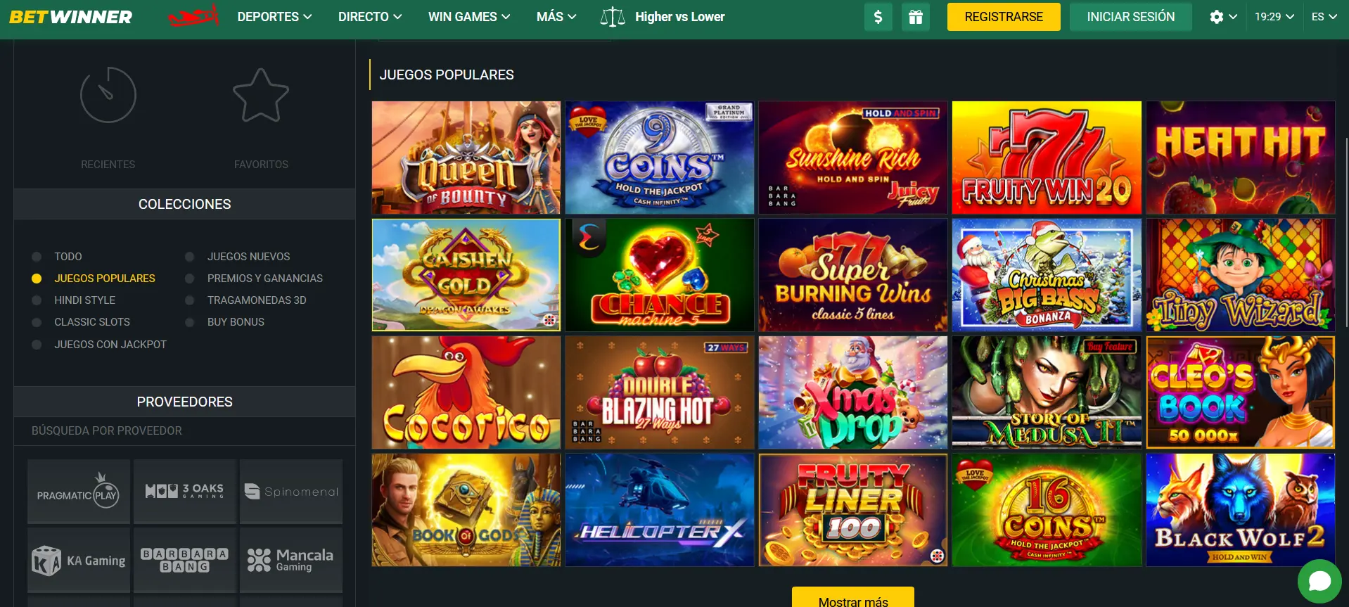 Tragamonedas en BetWinner Tragamonedas en BetWinner