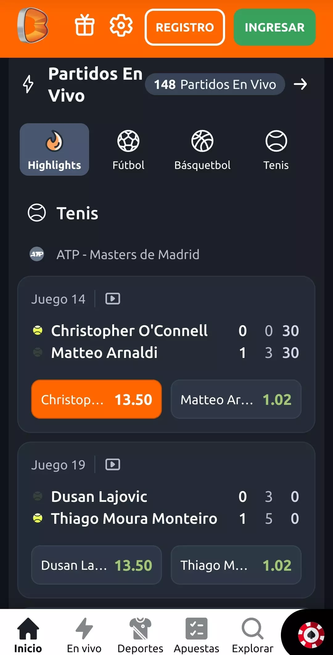 ¿Cómo realizar una apuesta en la aplicación móvil para casino y deportes