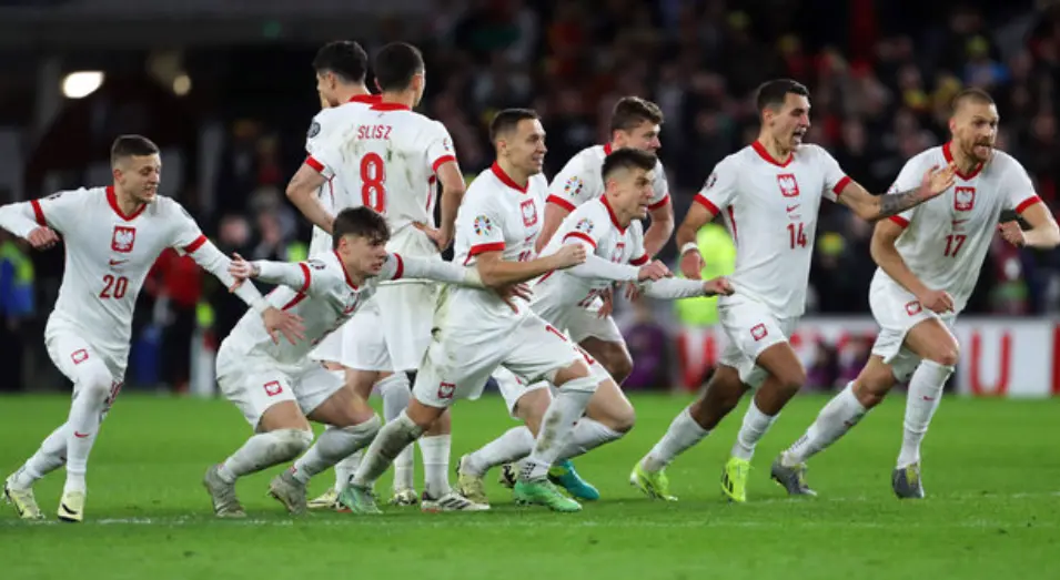 La selección de fútbol de Polonia