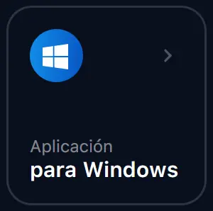 Aplicación 1Win para ordenador