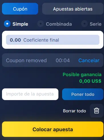 Apostar en 1Win
