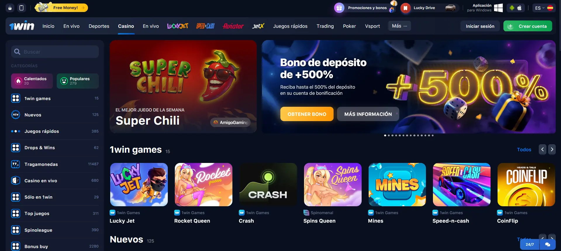 Casino en 1Win