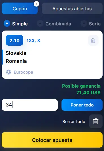 ¿Cómo apostar en 1Win