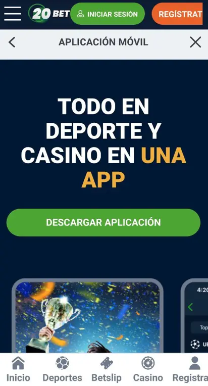20bet en iOS