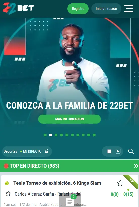 22bet en Android