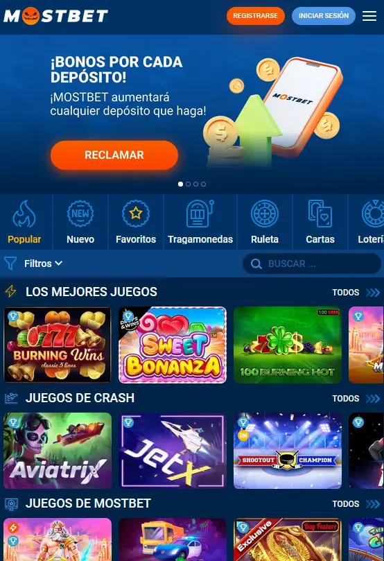 Aplicación Mostbet