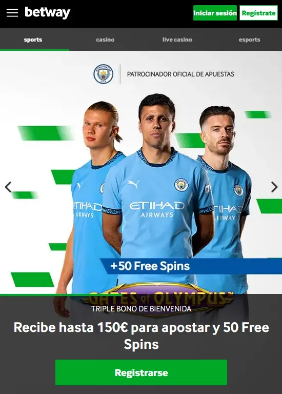 Betway en iOS